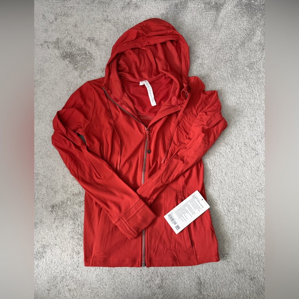NWT Lululemon Nulu Hooded Define Jacket Size 12 in Cayenne